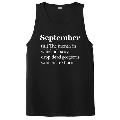 September Definition Gift Born In September Gift PosiCharge Competitor Tank