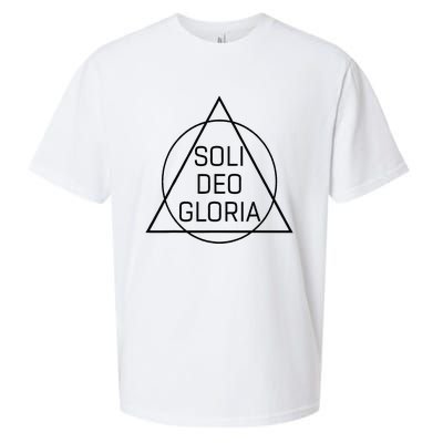 Soli Deo Gloria Five Solas Reformed Theology Sueded Cloud Jersey T-Shirt