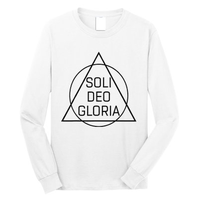 Soli Deo Gloria Five Solas Reformed Theology Long Sleeve Shirt