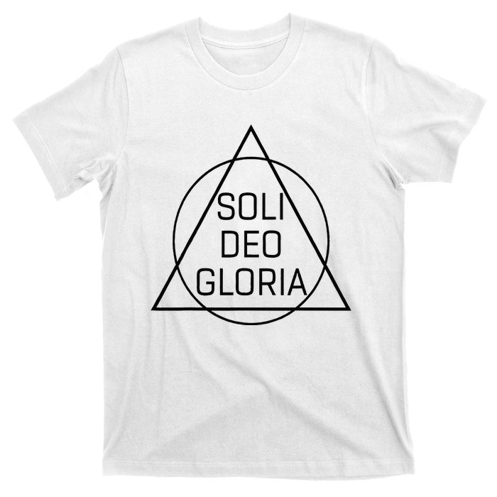 Soli Deo Gloria Five Solas Reformed Theology T-Shirt