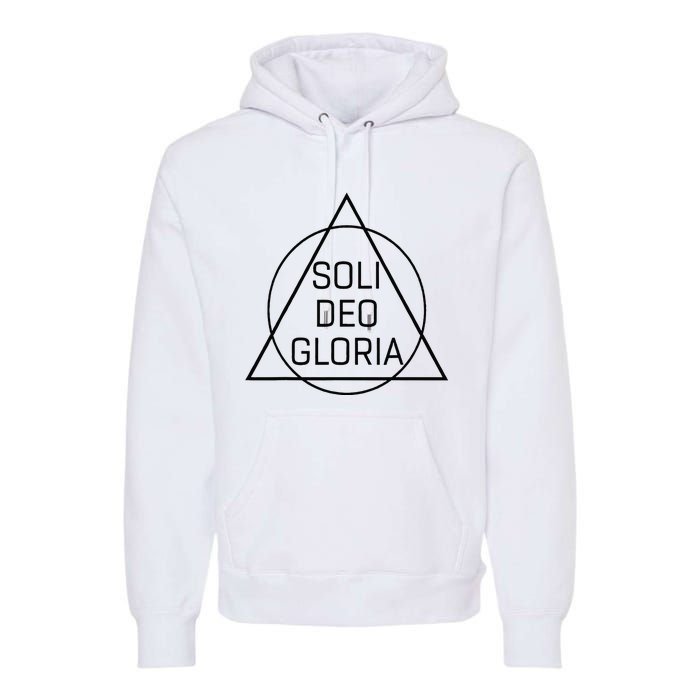 Soli Deo Gloria Five Solas Reformed Theology Premium Hoodie