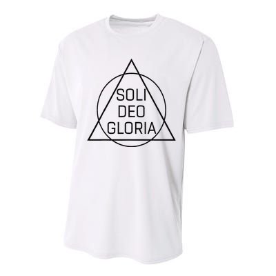 Soli Deo Gloria Five Solas Reformed Theology Performance Sprint T-Shirt