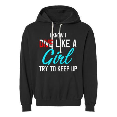 Scuba Diving Gifts For Scuba Divers Scuba Garment-Dyed Fleece Hoodie