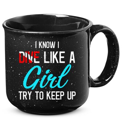 Scuba Diving Gifts For Scuba Divers Scuba 15oz Campfire Ceramic Mug