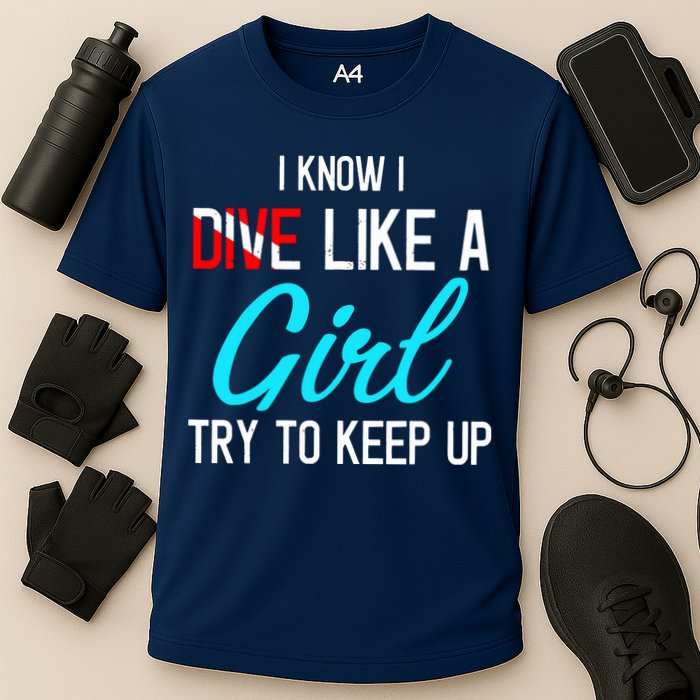 Scuba Diving Gifts For Scuba Divers Scuba Cooling Performance Crew T-Shirt