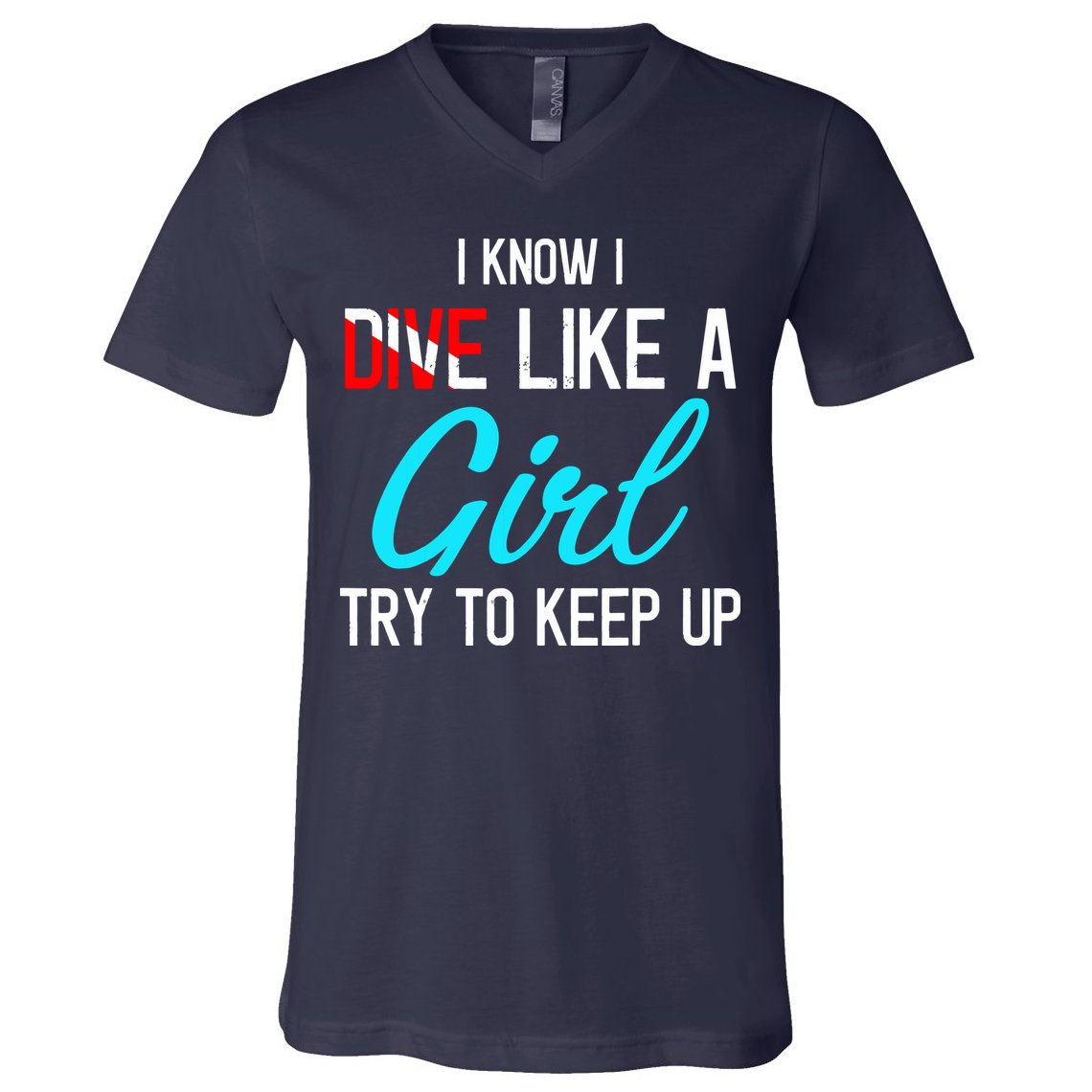 Scuba Diving Gifts For Scuba Divers Scuba V-Neck T-Shirt