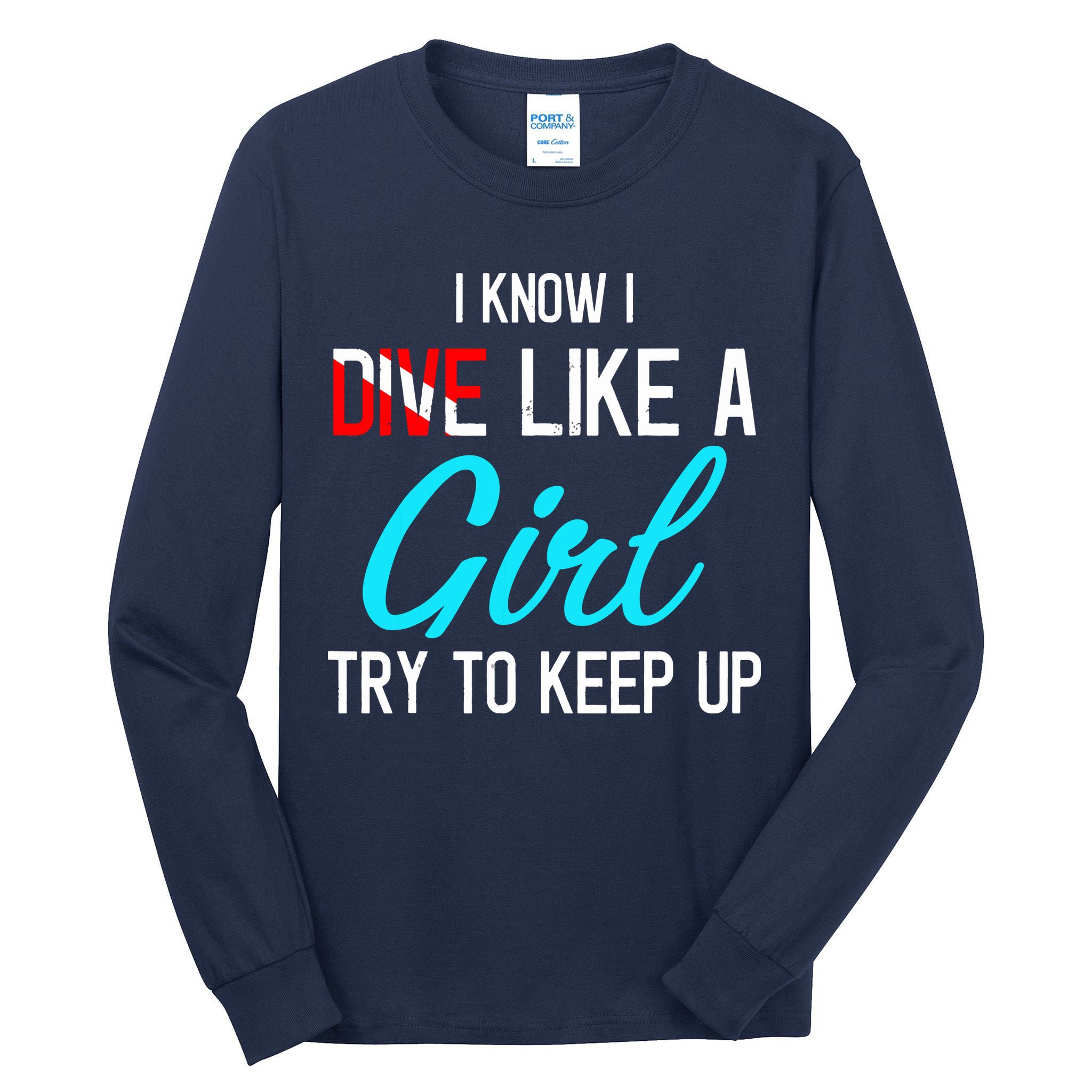 Scuba Diving Gifts For Scuba Divers Scuba Tall Long Sleeve T-Shirt