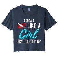 Scuba Diving Gifts For Scuba Divers Scuba Women's Crop Top Tee