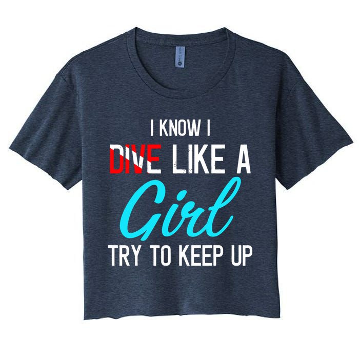 Scuba Diving Gifts For Scuba Divers Scuba Women's Crop Top Tee