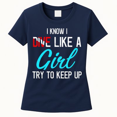 Scuba Diving Gifts For Scuba Divers Scuba Womens T-Shirt