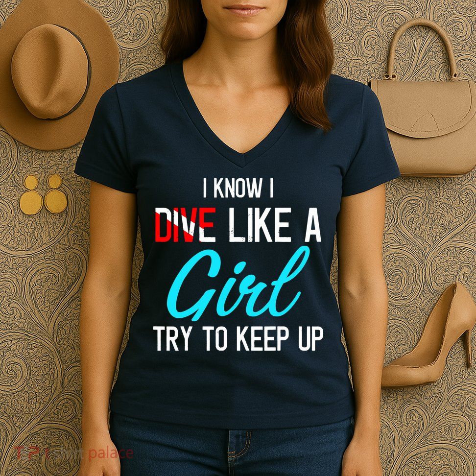 Scuba Diving Gifts For Scuba Divers Scuba Women's V-Neck T-Shirt