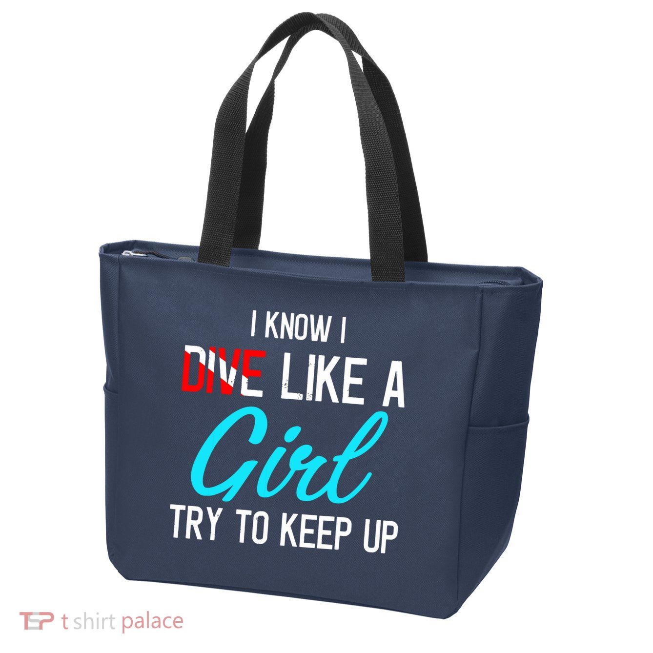 Scuba Diving Gifts For Scuba Divers Scuba Zip Tote Bag