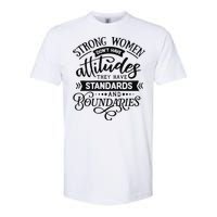 Strong Dont Have Attitudes Strong Woman Softstyle CVC T-Shirt