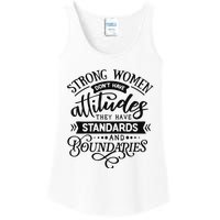 Strong Dont Have Attitudes Strong Woman Ladies Essential Tank