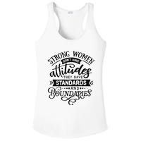 Strong Dont Have Attitudes Strong Woman Ladies PosiCharge Competitor Racerback Tank