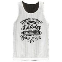 Strong Dont Have Attitudes Strong Woman Mesh Reversible Basketball Jersey Tank