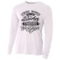 Strong Dont Have Attitudes Strong Woman Cooling Performance Long Sleeve Crew