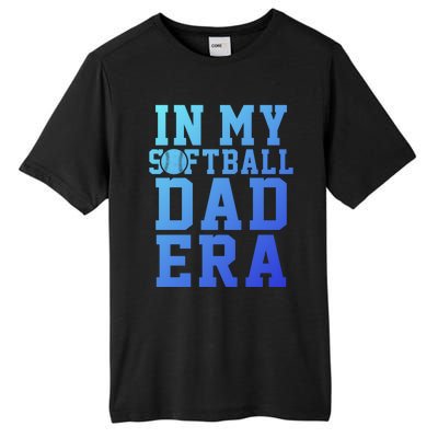 Softball Daddy Humor Design Funny Softball Dad Gift Tall Fusion ChromaSoft Performance T-Shirt