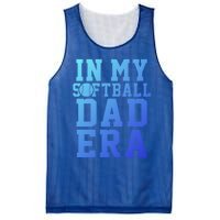 Softball Daddy Humor Design Funny Softball Dad Gift Mesh Reversible Basketball Jersey Tank