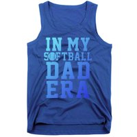 Softball Daddy Humor Design Funny Softball Dad Gift Tank Top