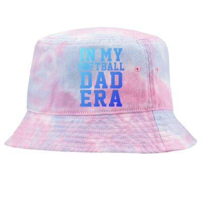 Softball Daddy Humor Design Funny Softball Dad Gift Tie-Dyed Bucket Hat