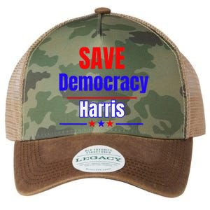 Save Democracy Harris Legacy Tie Dye Trucker Hat