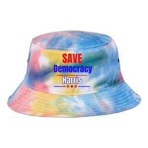 Save Democracy Harris Tie Dye Newport Bucket Hat