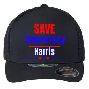 Save Democracy Harris Flexfit Unipanel Trucker Cap