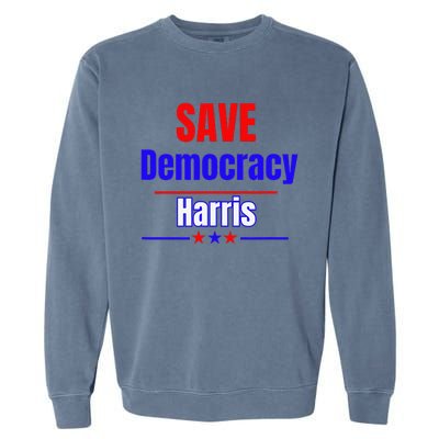 Save Democracy Harris Garment-Dyed Sweatshirt