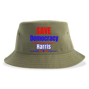 Save Democracy Harris Sustainable Bucket Hat