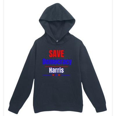 Save Democracy Harris Urban Pullover Hoodie