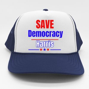 Save Democracy Harris Trucker Hat