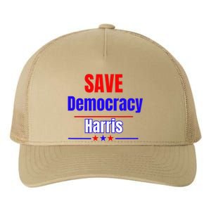 Save Democracy Harris Yupoong Adult 5-Panel Trucker Hat