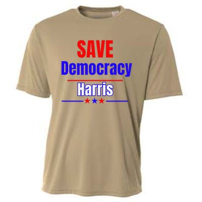 Save Democracy Harris Cooling Performance Crew T-Shirt