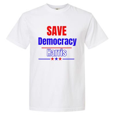 Save Democracy Harris Garment-Dyed Heavyweight T-Shirt