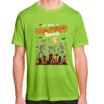 Skeleton Dancing Halloween Spooky Adult ChromaSoft Performance T-Shirt