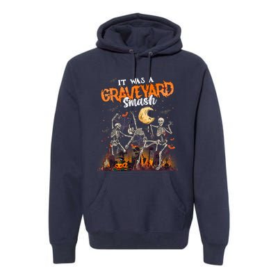 Skeleton Dancing Halloween Spooky Premium Hoodie