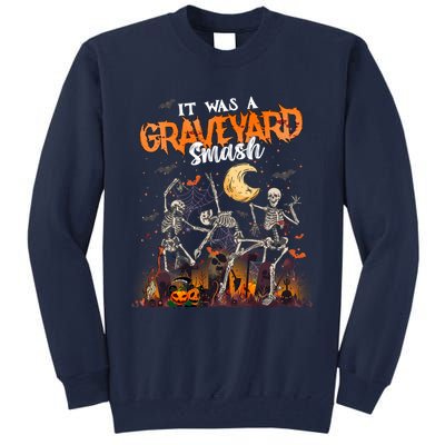 Skeleton Dancing Halloween Spooky Tall Sweatshirt