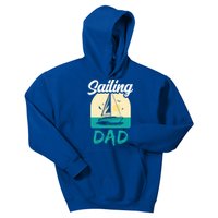 Sailing Dad Hobby Sailboat Sail Sailor Father Daddy Papa Gift Kids Hoodie