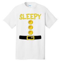 Sleepy Dwarf Halloween Costume Color Matching Sleepy Dwarf Tall T-Shirt