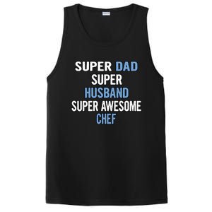 Super Dad Husband Super Awesome Chef Meaningful Gift PosiCharge Competitor Tank