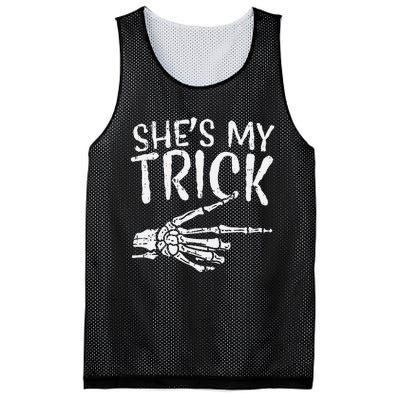 Spooky Duo Halloween Costume for Couples Mesh Reversible Basketball Jersey Tank