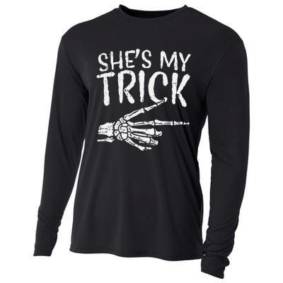 Spooky Duo Halloween Costume for Couples Cooling Performance Long Sleeve Crew