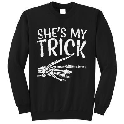 Spooky Duo Halloween Costume for Couples Tall Sweatshirt