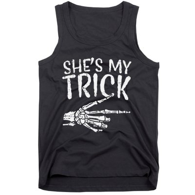 Spooky Duo Halloween Costume for Couples Tank Top