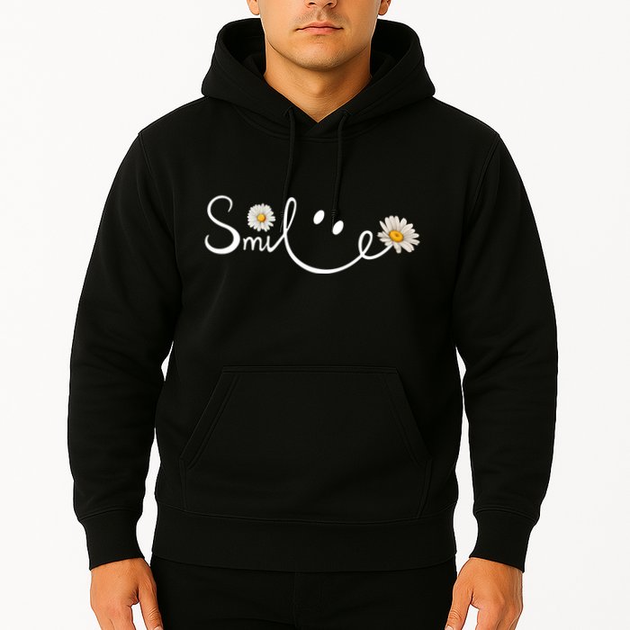 Smile Daisy Happy Face Hoodie