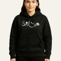 Smile Daisy Happy Face Hoodie