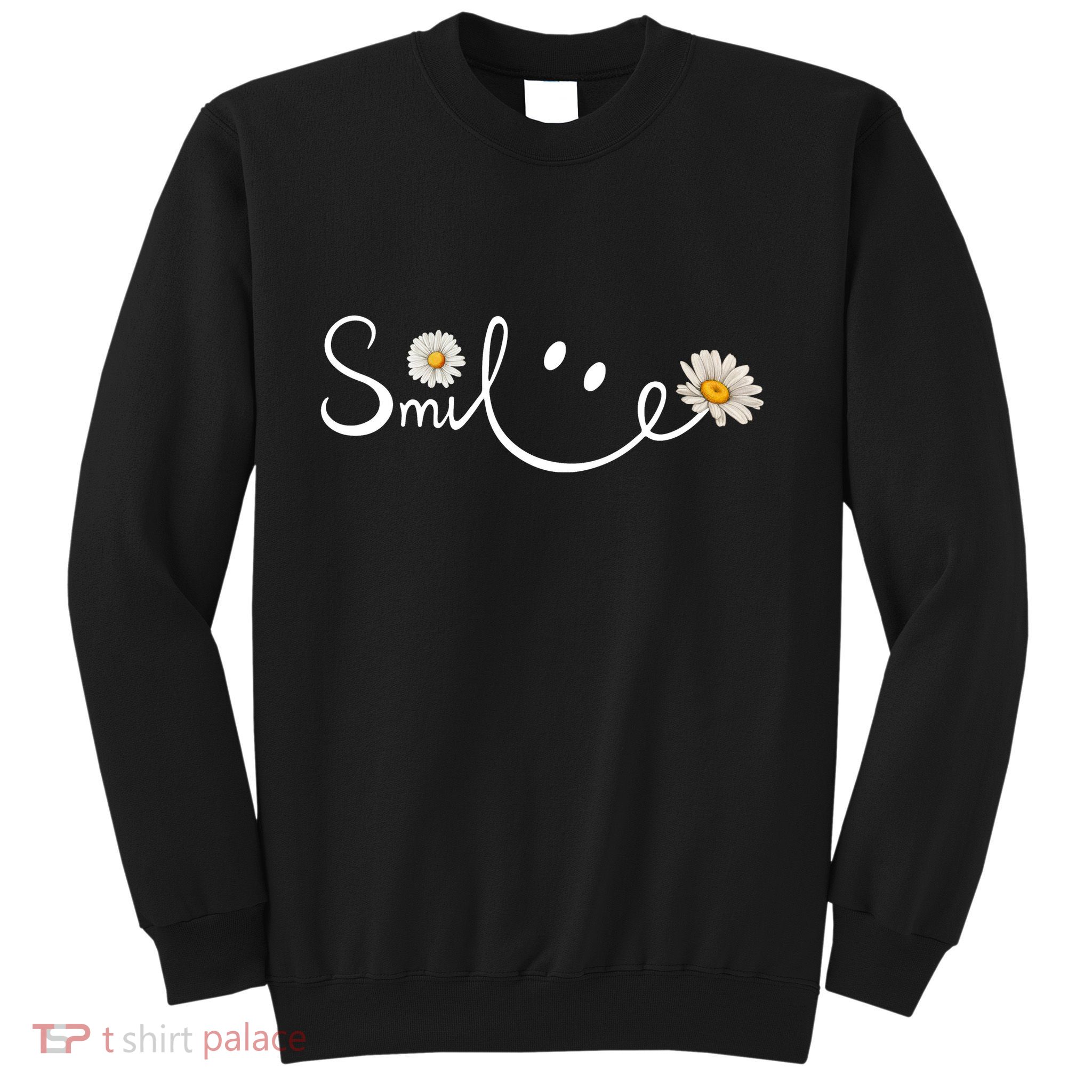 Smile Daisy Happy Face Sweatshirt