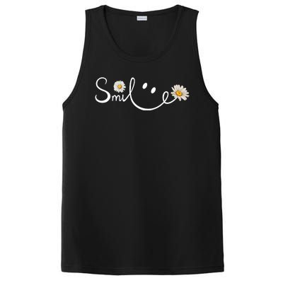 Smile Daisy Happy Face PosiCharge Competitor Tank