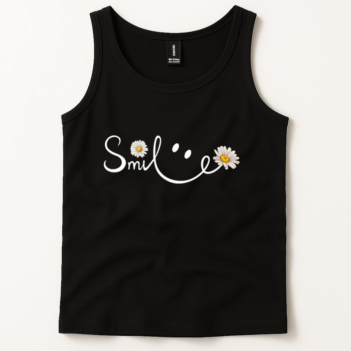 Smile Daisy Happy Face Tank Top